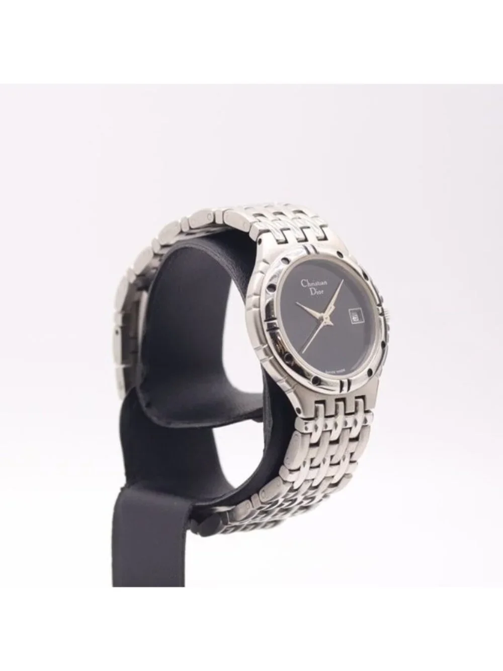 Dior Quartz Date Black Dial Watch